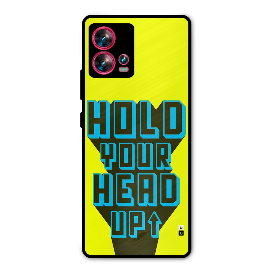 Head Up Metal Back Case for Motorola Edge 30 Fusion