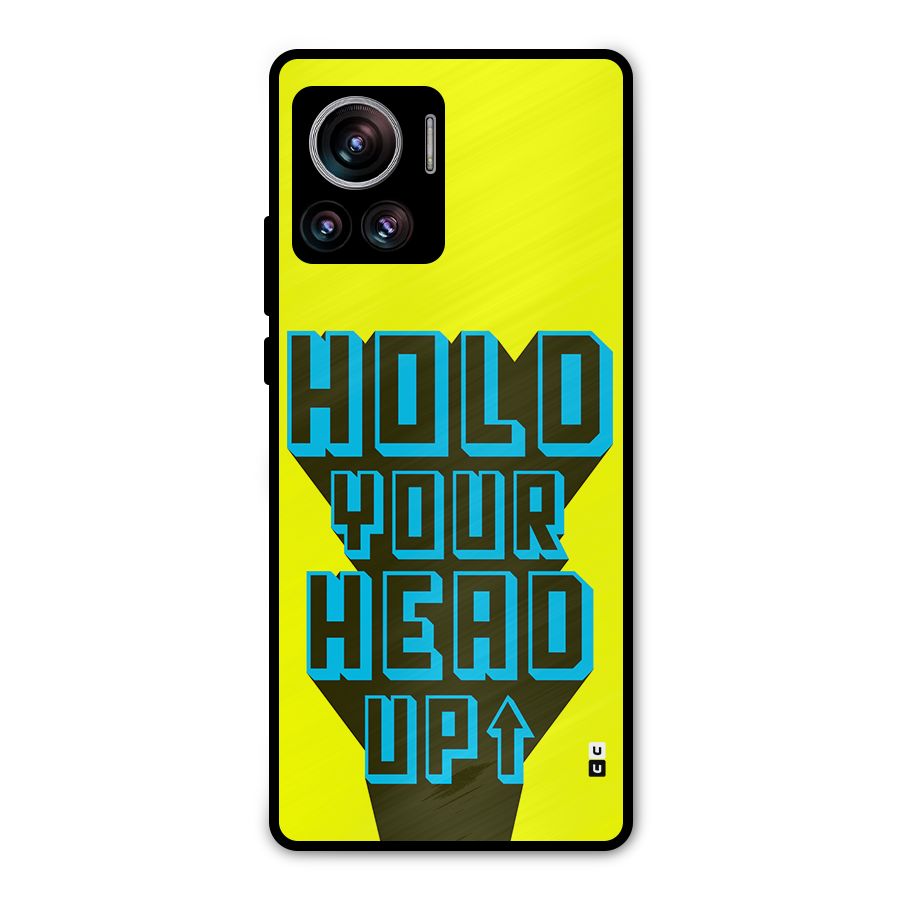 Head Up Metal Back Case for Motorola Edge 30 Ultra