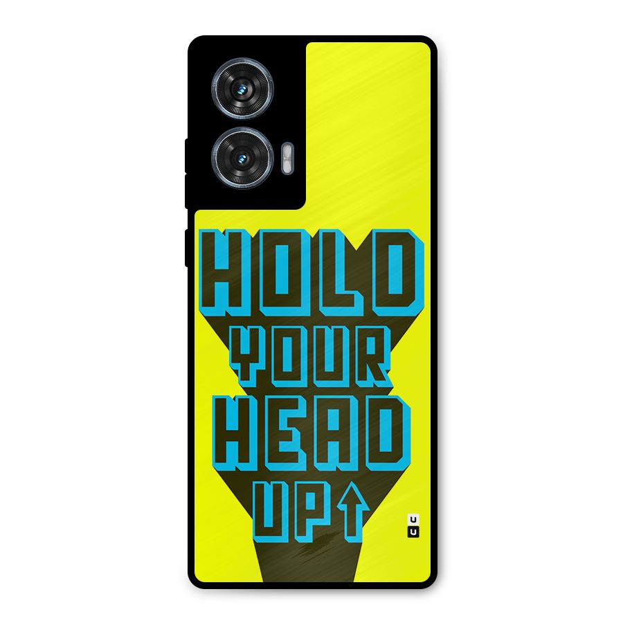 Head Up Metal Back Case for Motorola Edge 50 Fusion