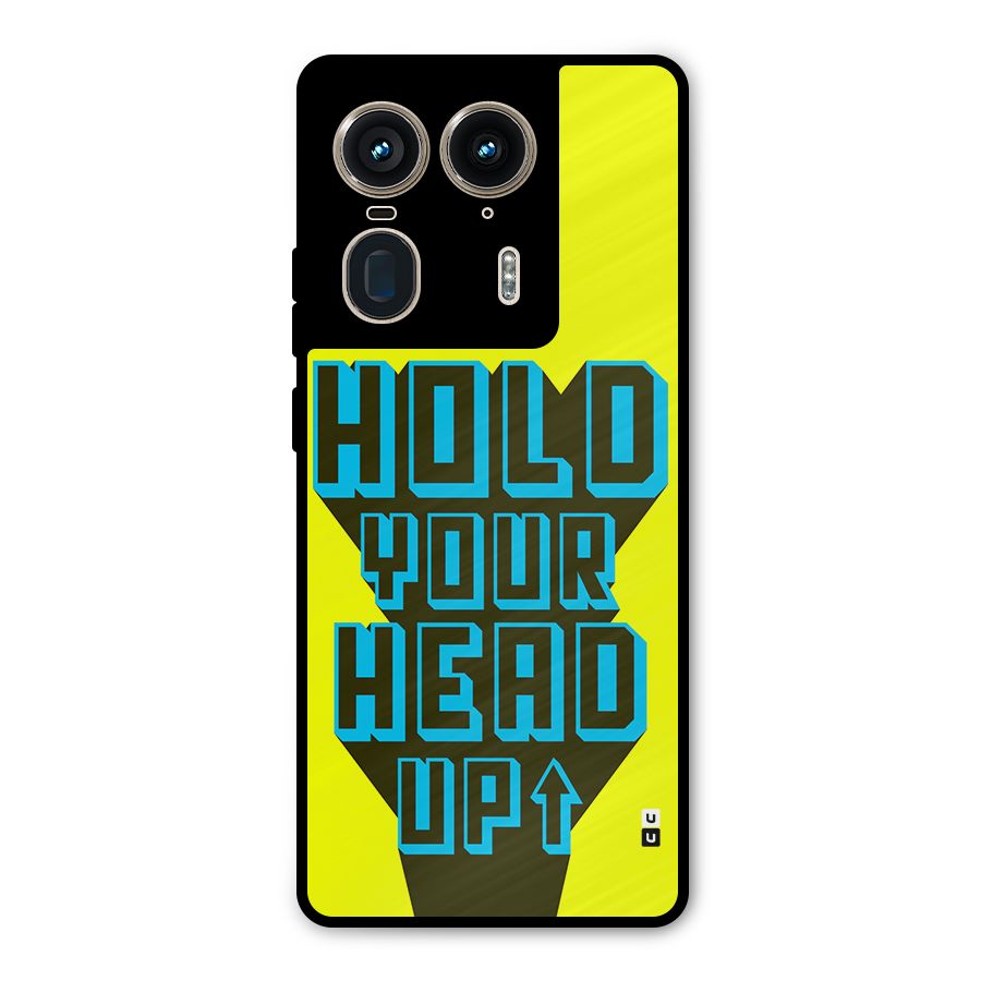 Head Up Metal Back Case for Motorola Edge 50 Ultra