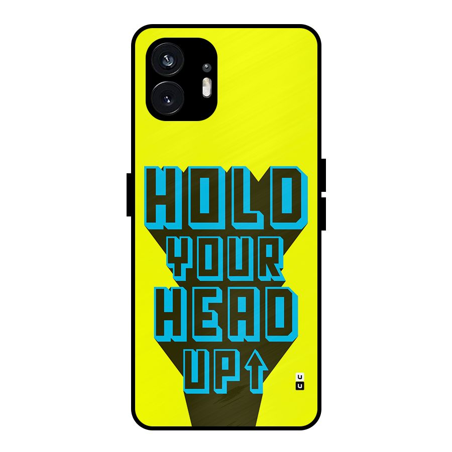 Head Up Metal Back Case for Nothing Phone 2