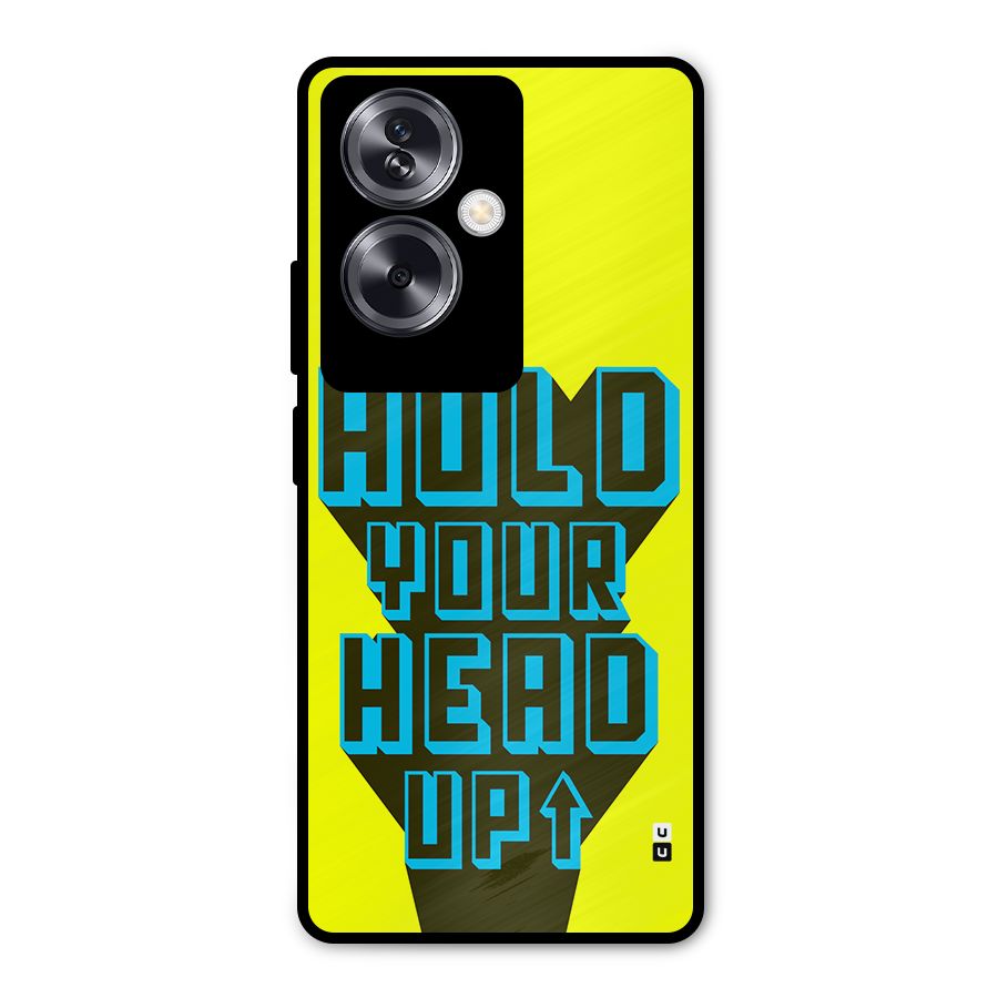 Head Up Metal Back Case for Oppo A79 5G