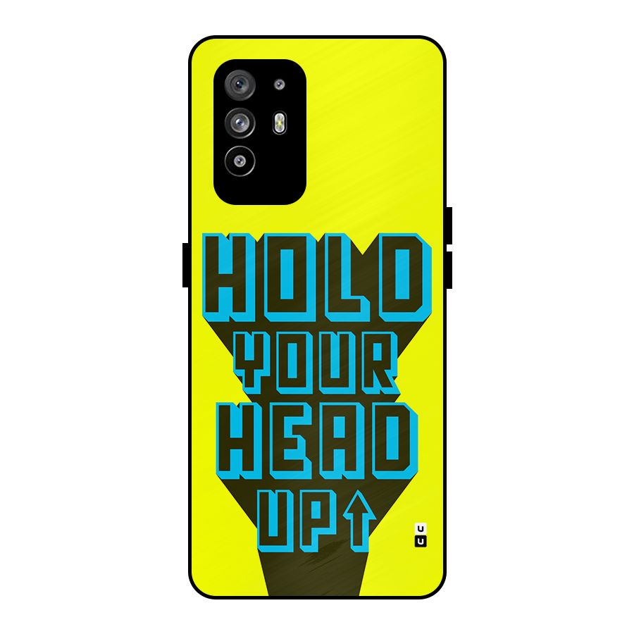 Head Up Metal Back Case for Oppo F19 Pro Plus 5G