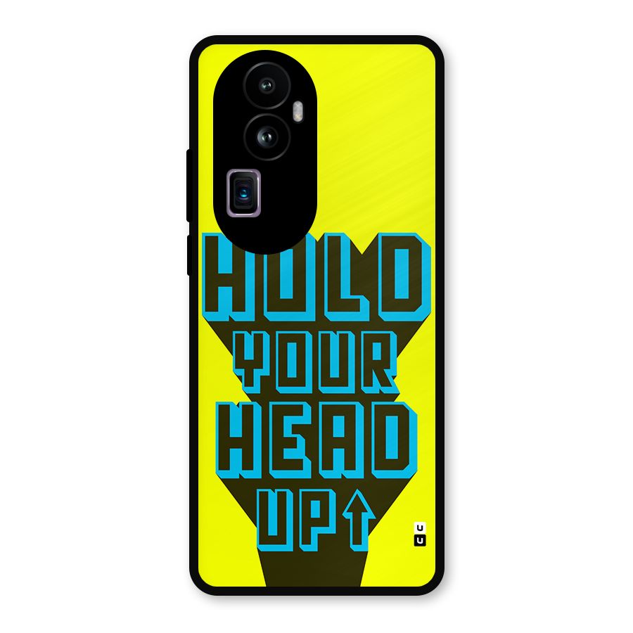 Head Up Metal Back Case for Oppo Reno10 Pro Plus