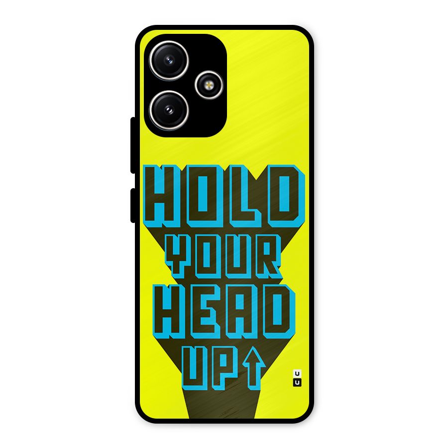 Head Up Metal Back Case for Poco M6 Pro