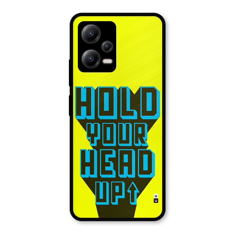 Head Up Metal Back Case for Poco X5
