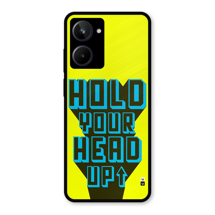 Head Up Metal Back Case for Realme 10