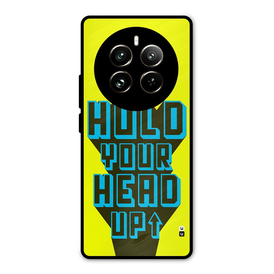 Head Up Metal Back Case for Realme 12 Pro