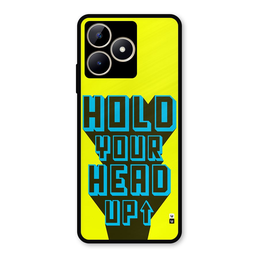 Head Up Metal Back Case for Realme C53