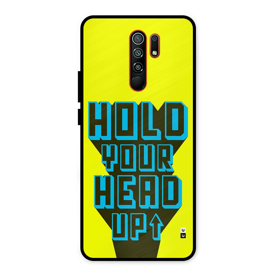Head Up Metal Back Case for Redmi 9 Prime