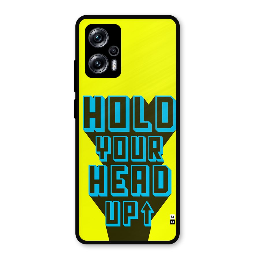 Head Up Metal Back Case for Redmi K50i
