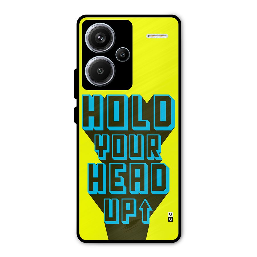 Head Up Metal Back Case for Redmi Note 13 Pro Plus