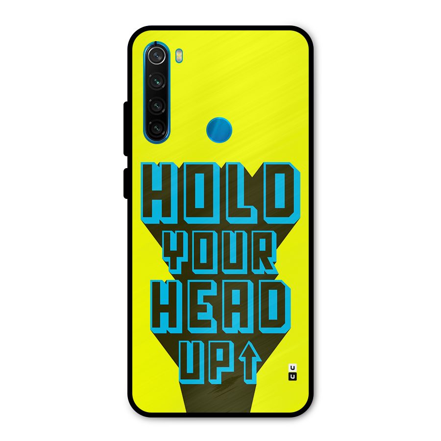 Head Up Metal Back Case for Redmi Note 8