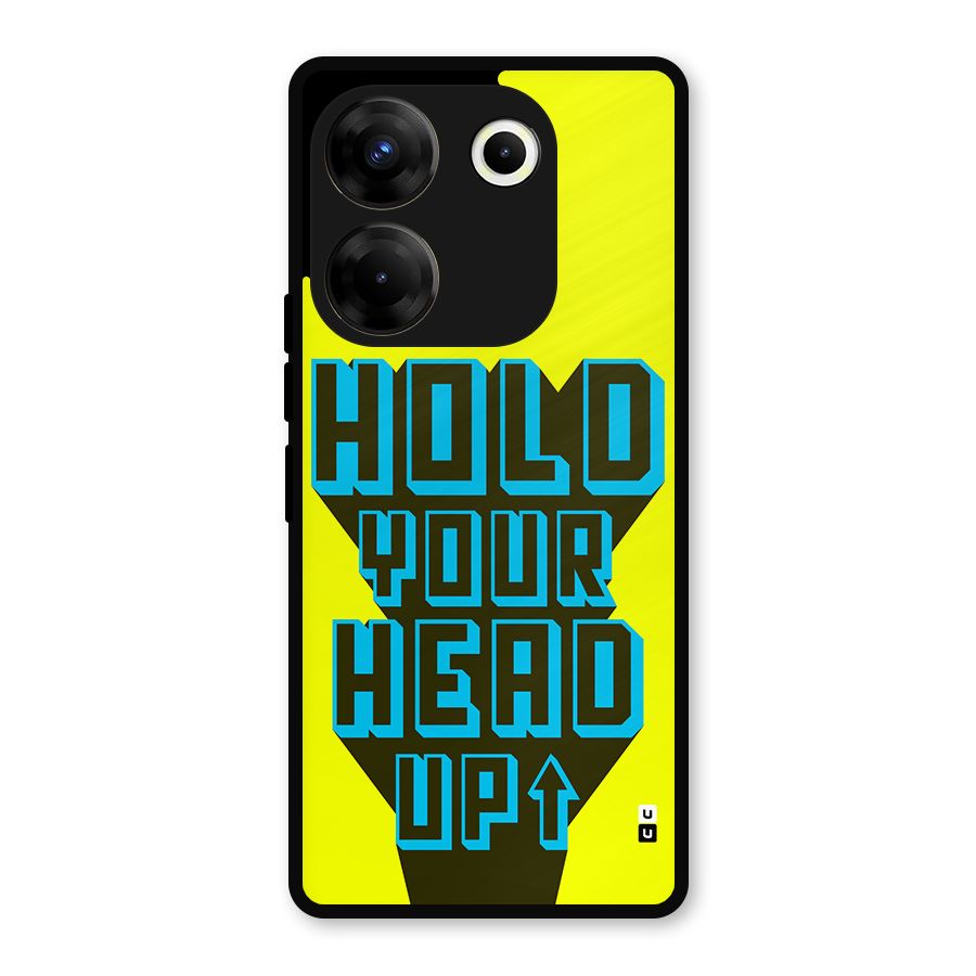 Head Up Metal Back Case for Tecno Camon 20