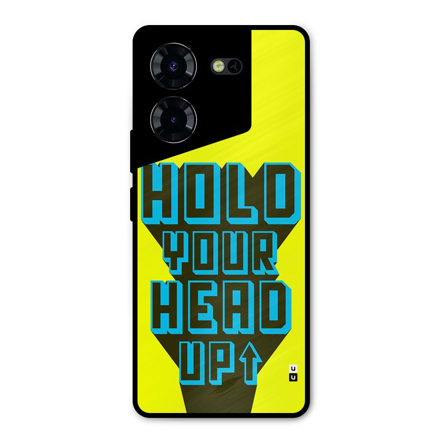 Head Up Metal Back Case for Tecno Pova 5 Pro 5G