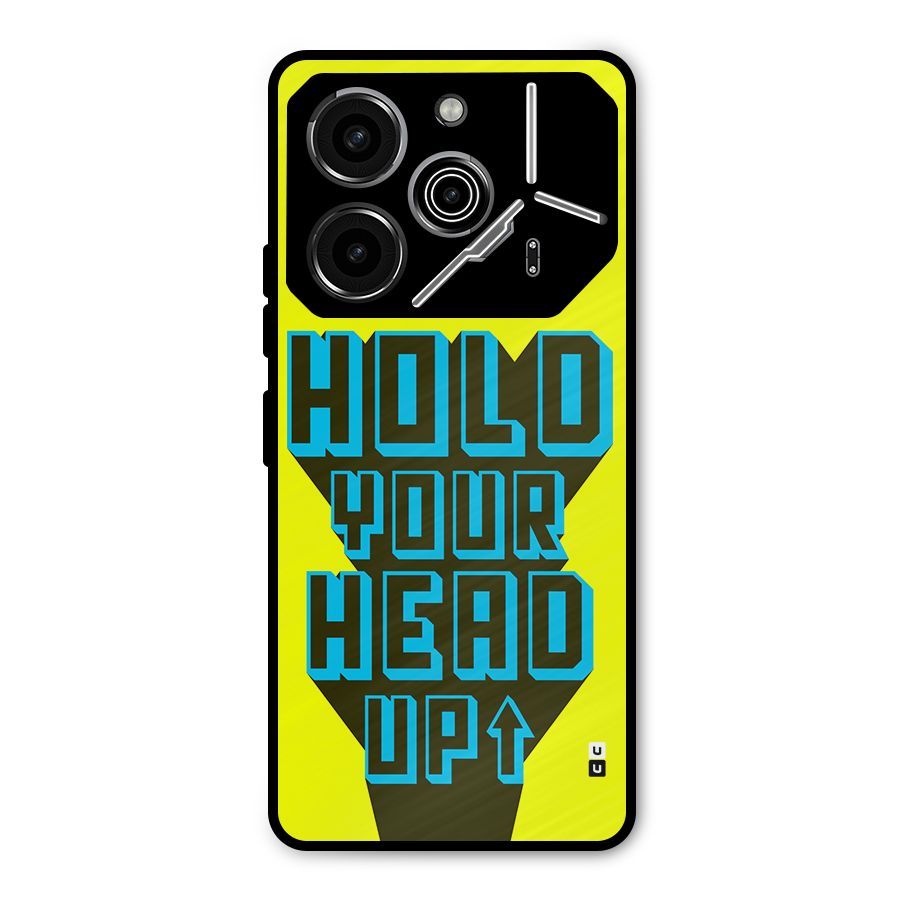 Head Up Metal Back Case for Tecno Pova 6 Pro