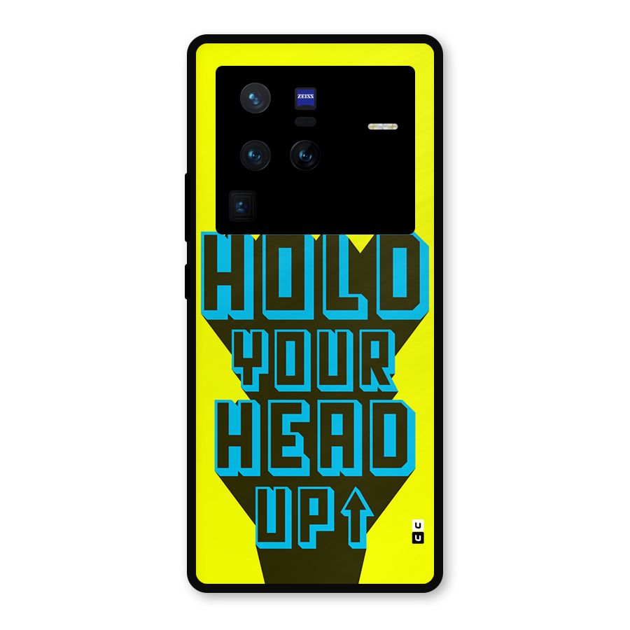 Head Up Metal Back Case for Vivo X80 Pro
