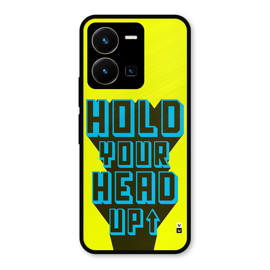 Head Up Metal Back Case for Vivo Y35
