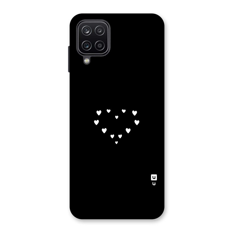 Heart of Hearts Glass Back Case for Galaxy A12