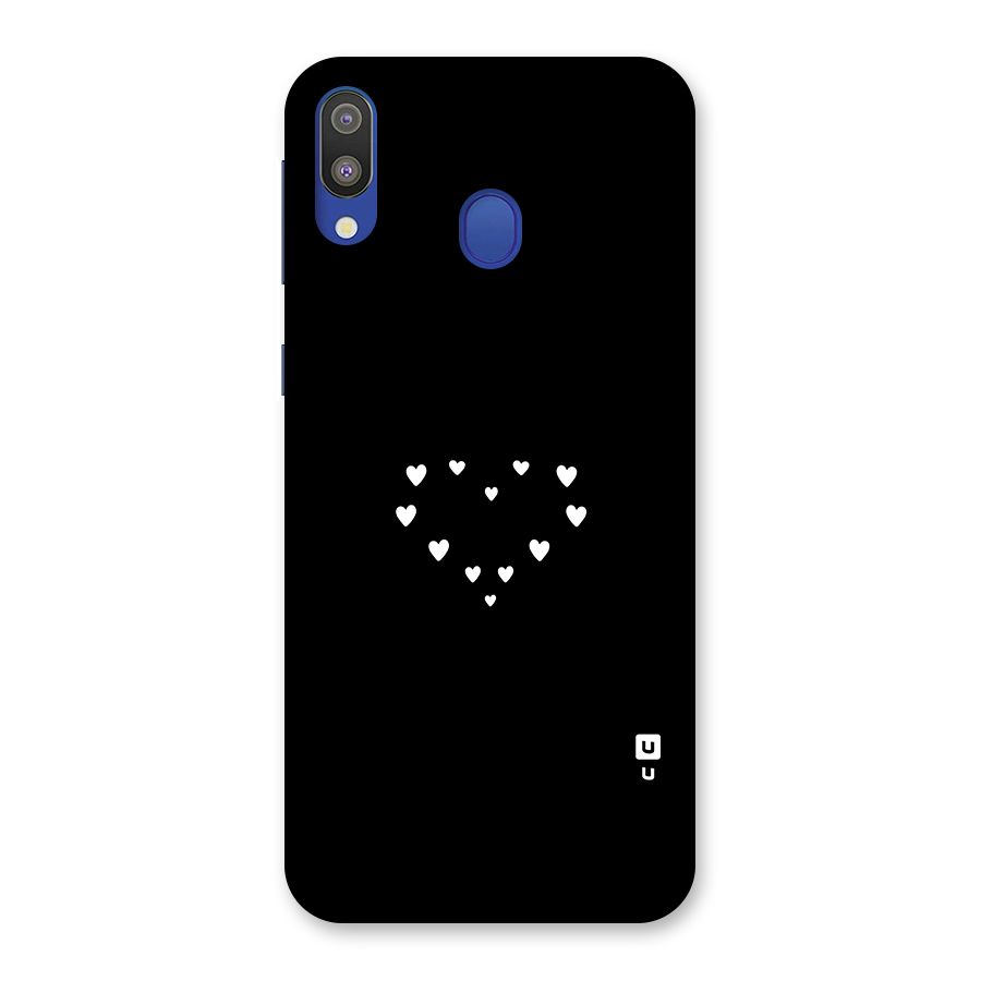 Heart of Hearts Glass Back Case for Galaxy M20