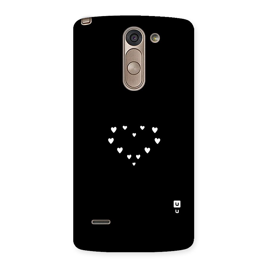 Heart of Hearts Back Case for LG G3 Stylus