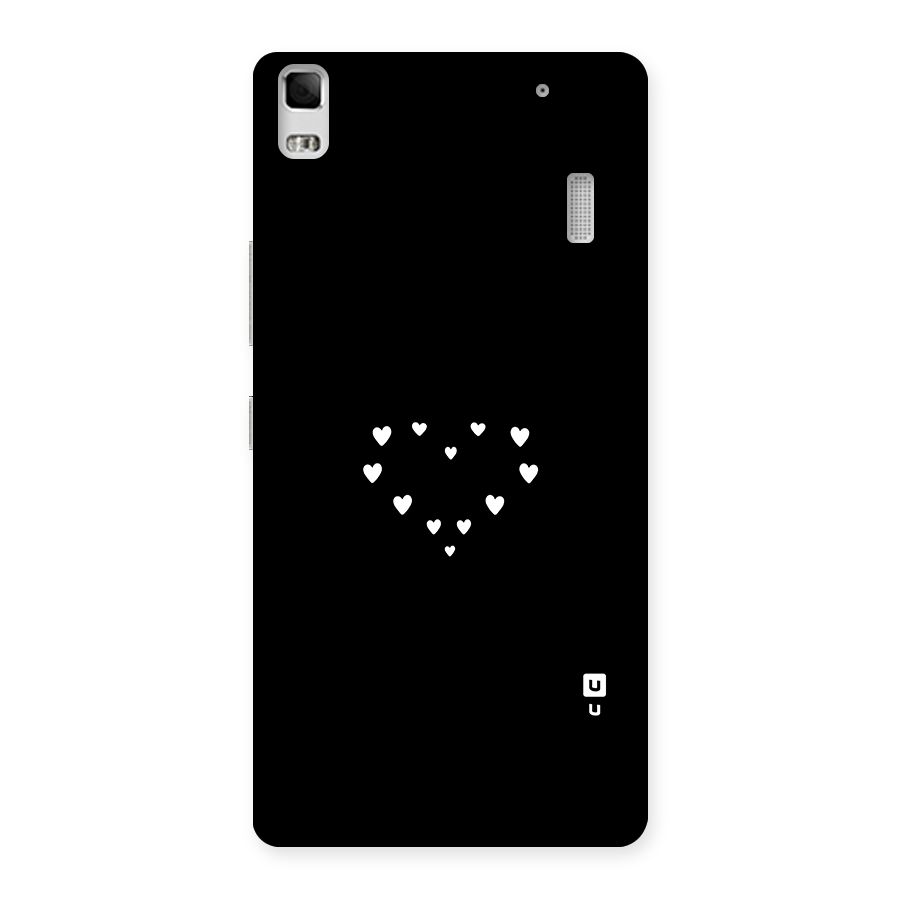 Heart of Hearts Back Case for Lenovo K3 Note