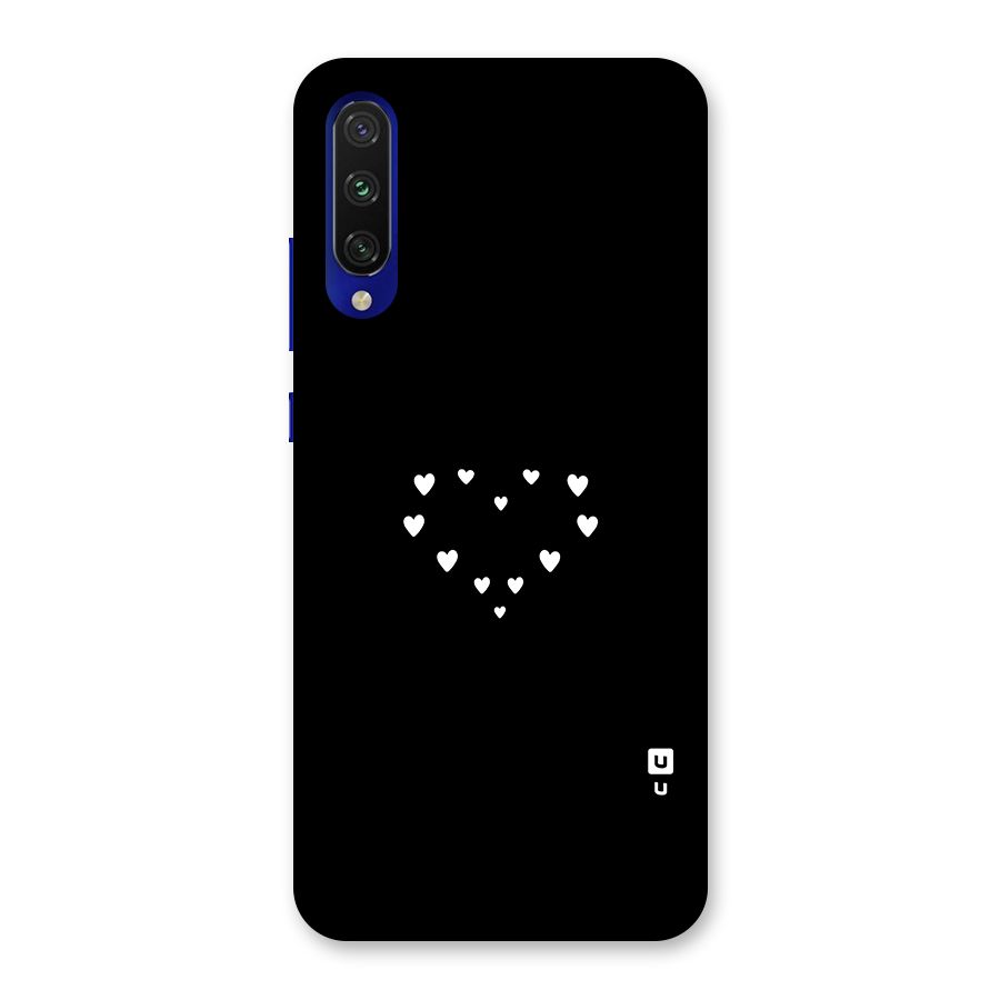 Heart of Hearts Glass Back Case for Mi A3