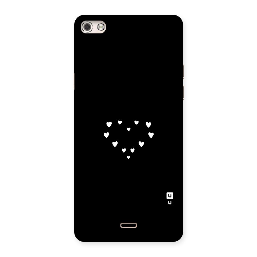 Heart of Hearts Back Case for Micromax Canvas Silver 5