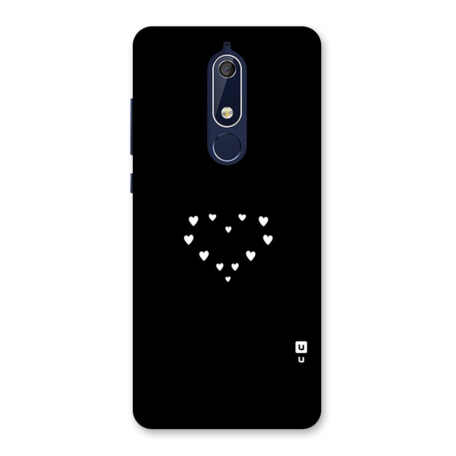 Heart of Hearts Back Case for Nokia 5.1