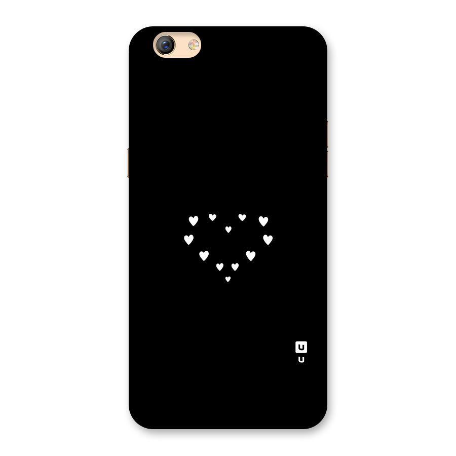 Heart of Hearts Back Case for Oppo F3 Plus