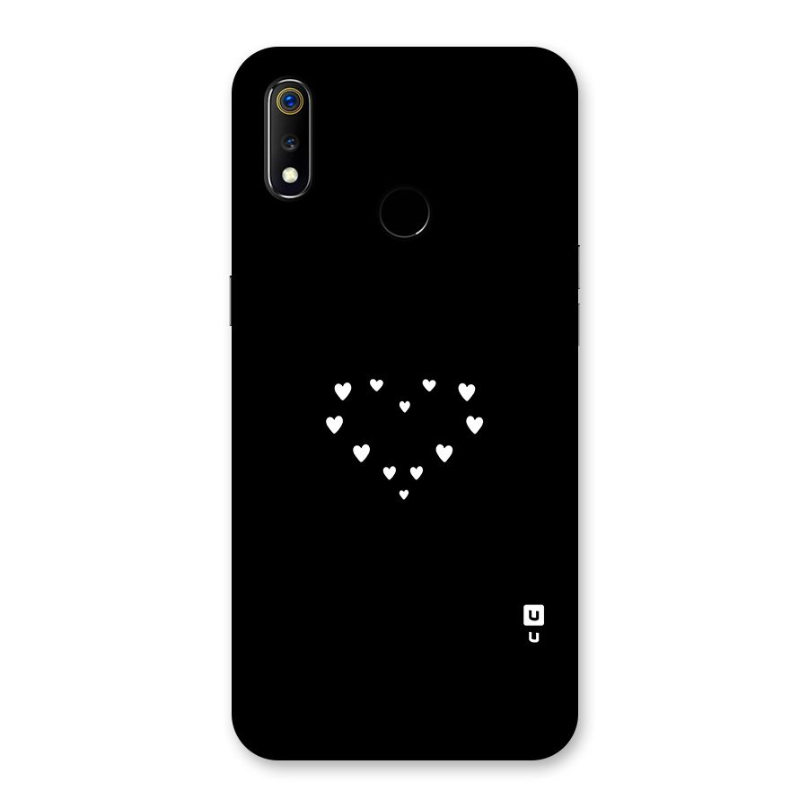 Heart of Hearts Back Case for Realme 3