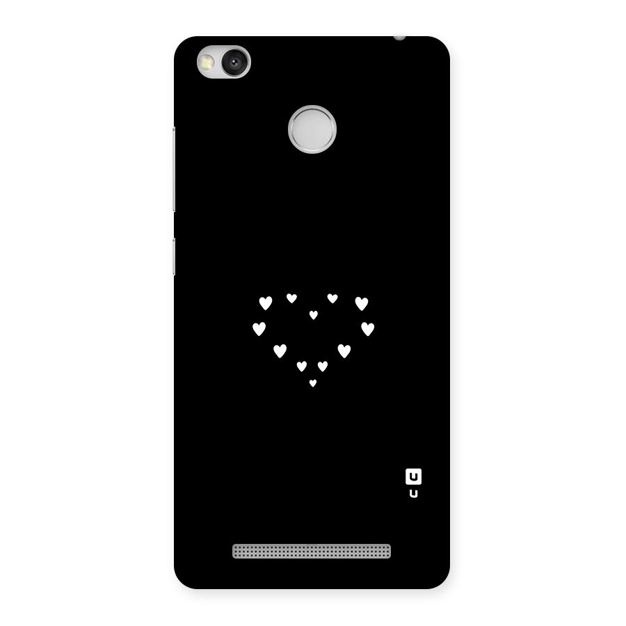 Heart of Hearts Back Case for Redmi 3S Prime