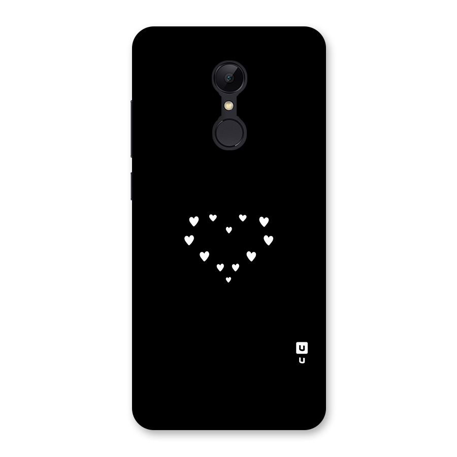 Heart of Hearts Back Case for Redmi 5
