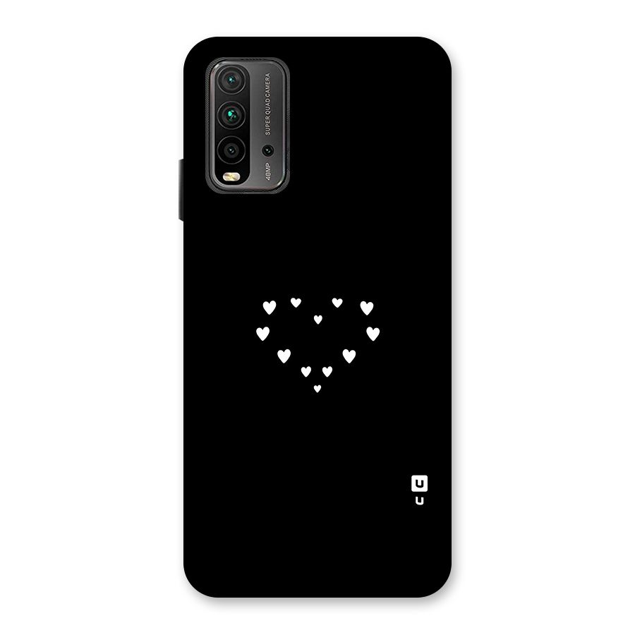 Heart of Hearts Glass Back Case for Redmi 9 Power