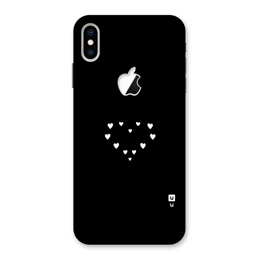 Heart of Hearts Back Case for iPhone XS Max Apple Cut