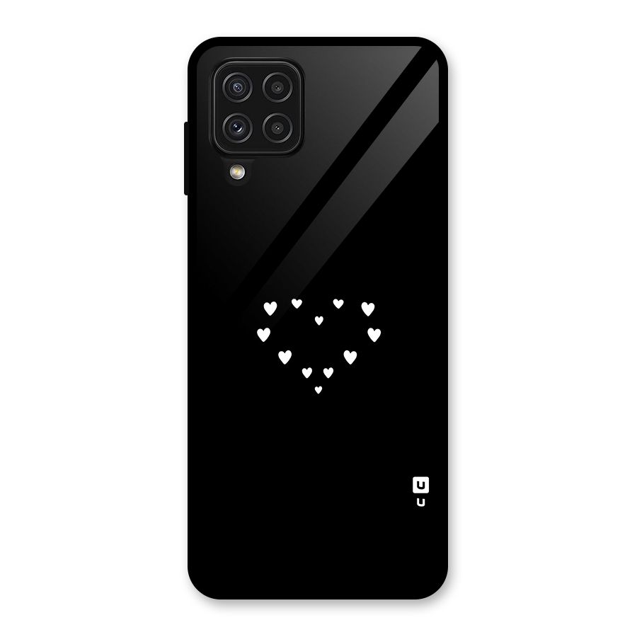 Heart of Hearts Glass Back Case for Galaxy A22 4G