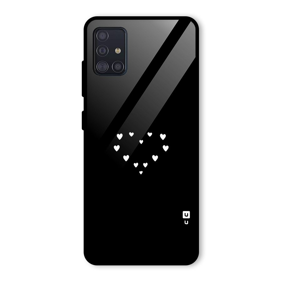 Heart of Hearts Glass Back Case for Galaxy A51