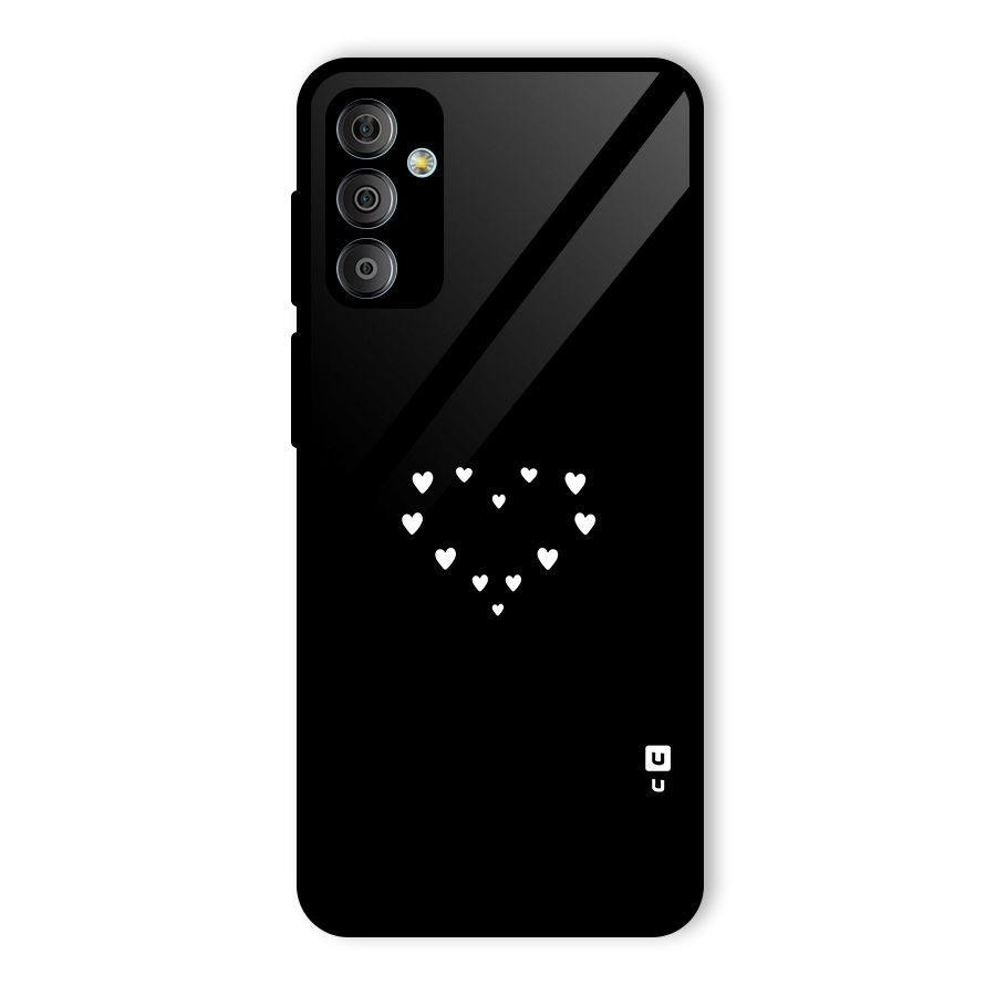 Heart of Hearts Glass Back Case for Galaxy F23