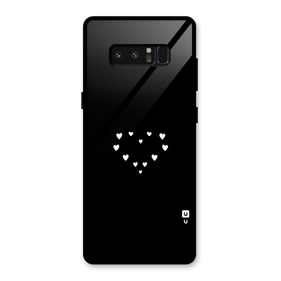 Heart of Hearts Glass Back Case for Galaxy Note 8