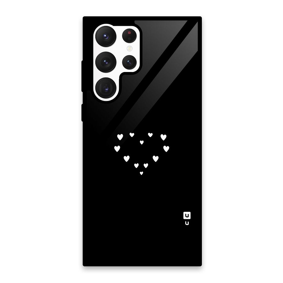 Heart of Hearts Glass Back Case for Galaxy S22 Ultra 5G