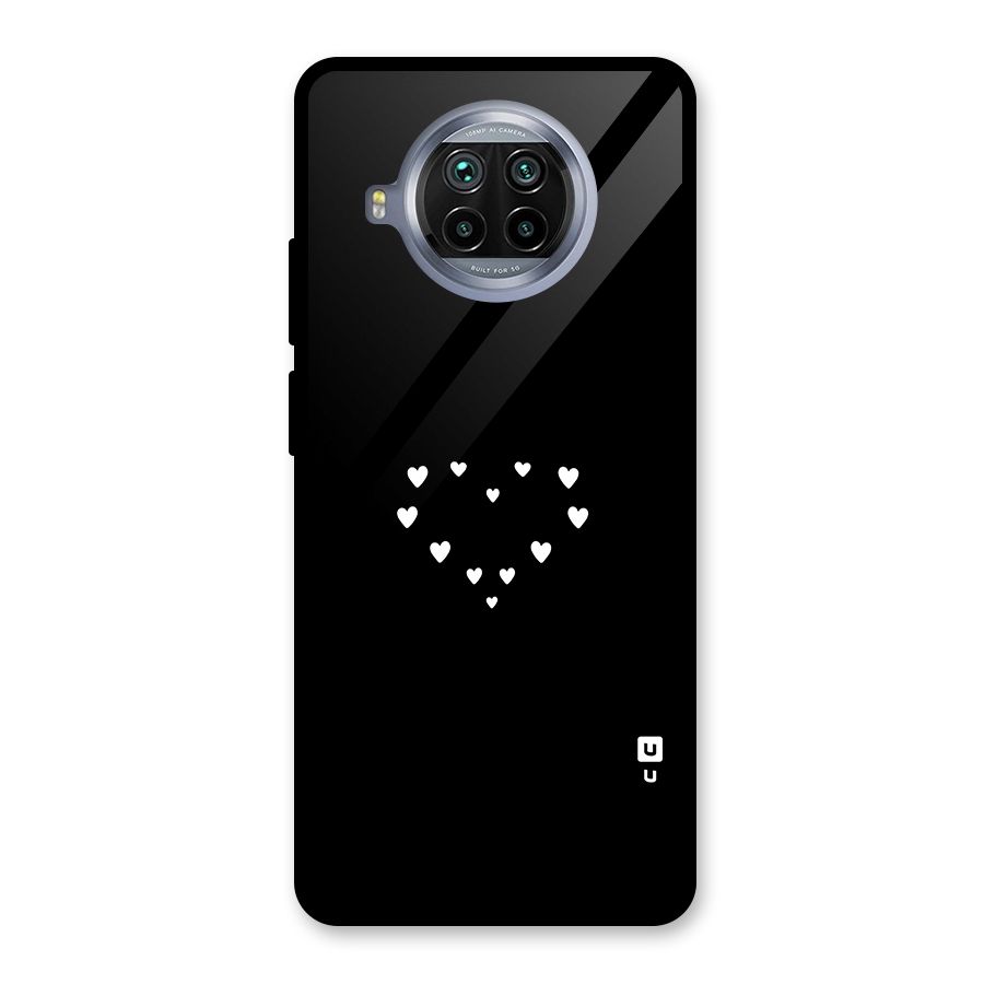 Heart of Hearts Glass Back Case for Mi 10i