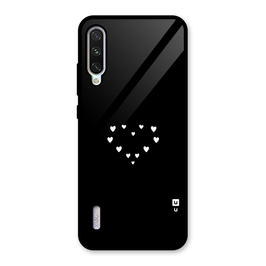 Heart of Hearts Glass Back Case for Mi A3