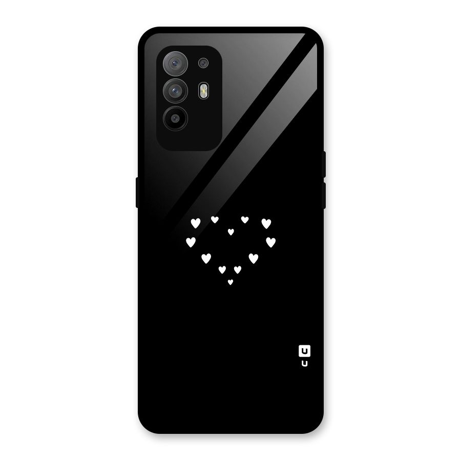 Heart of Hearts Glass Back Case for Oppo F19 Pro Plus 5G
