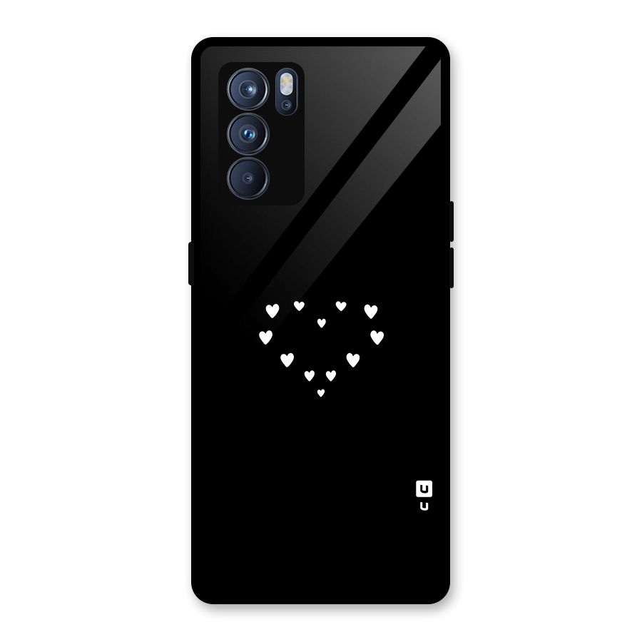 Heart of Hearts Glass Back Case for Oppo Reno6 Pro 5G