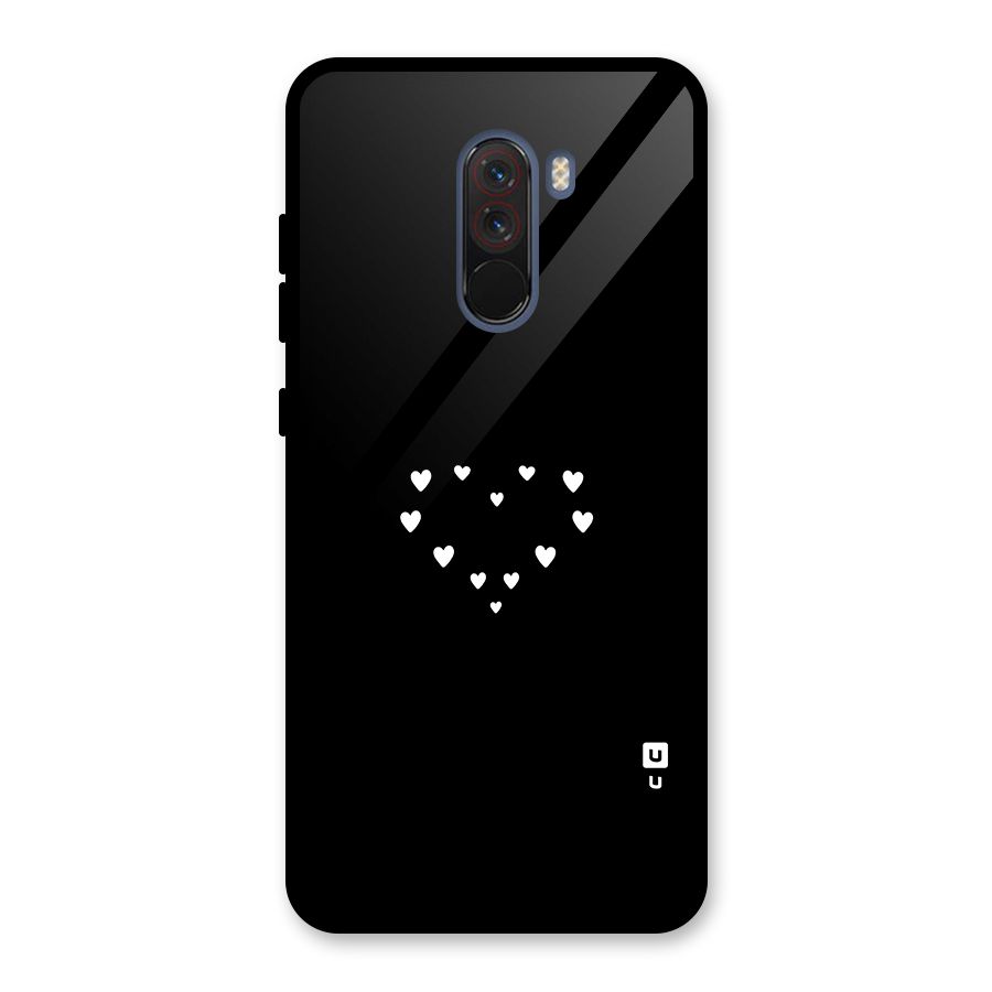 Heart of Hearts Glass Back Case for Poco F1