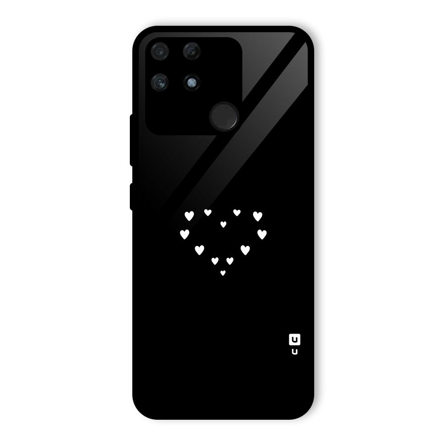 Heart of Hearts Glass Back Case for Realme Narzo 50A