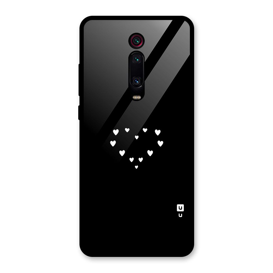 Heart of Hearts Glass Back Case for Redmi K20