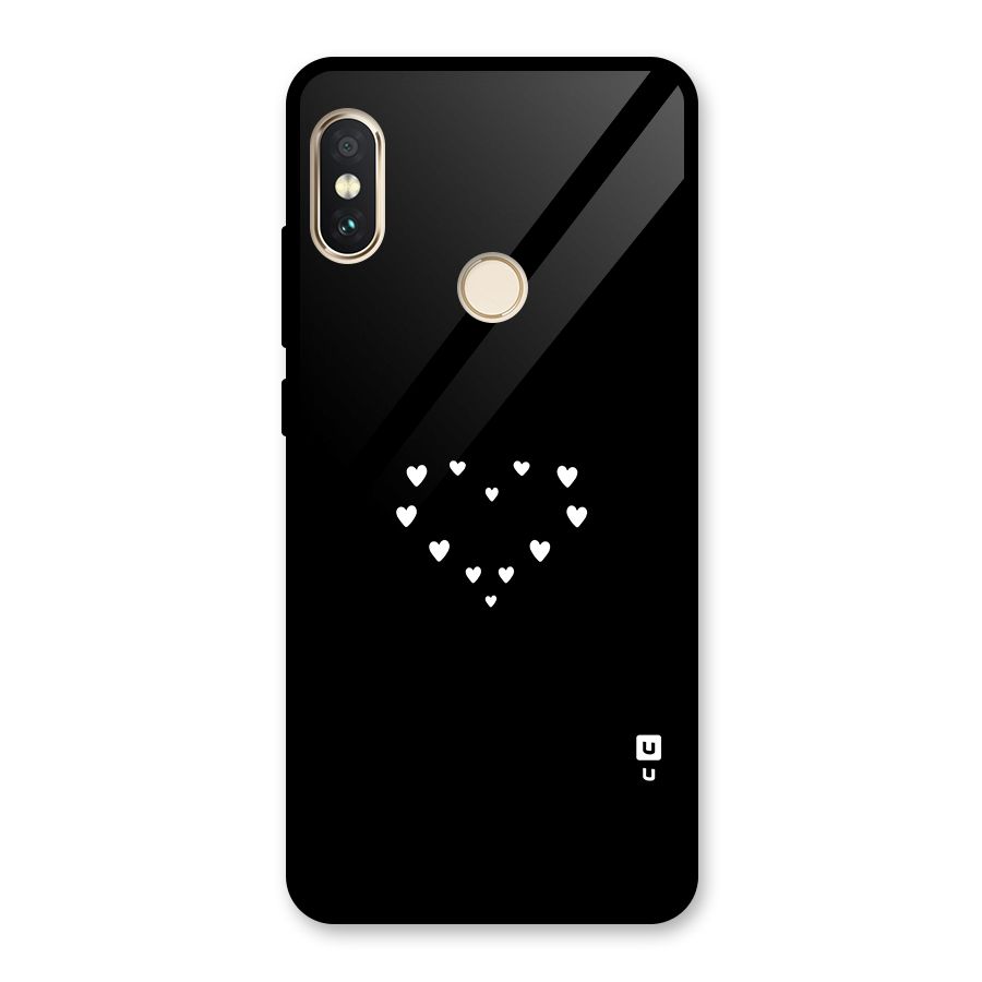 Heart of Hearts Glass Back Case for Redmi Note 5 Pro