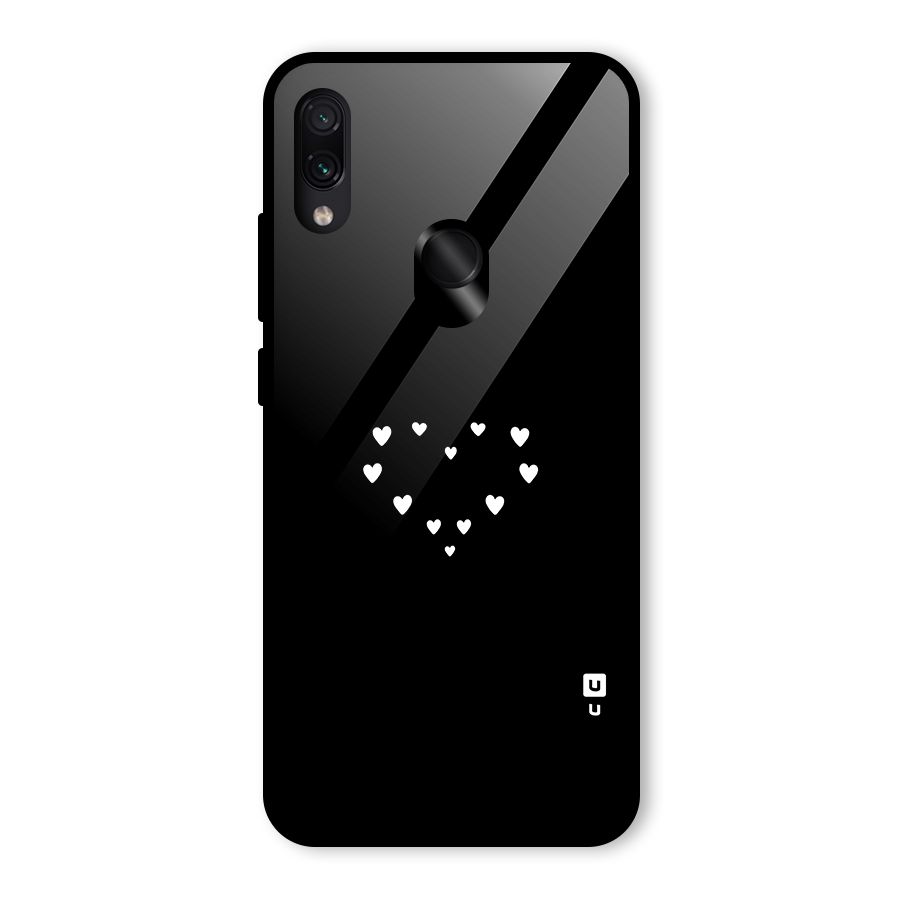 Heart of Hearts Glass Back Case for Redmi Note 7 Pro