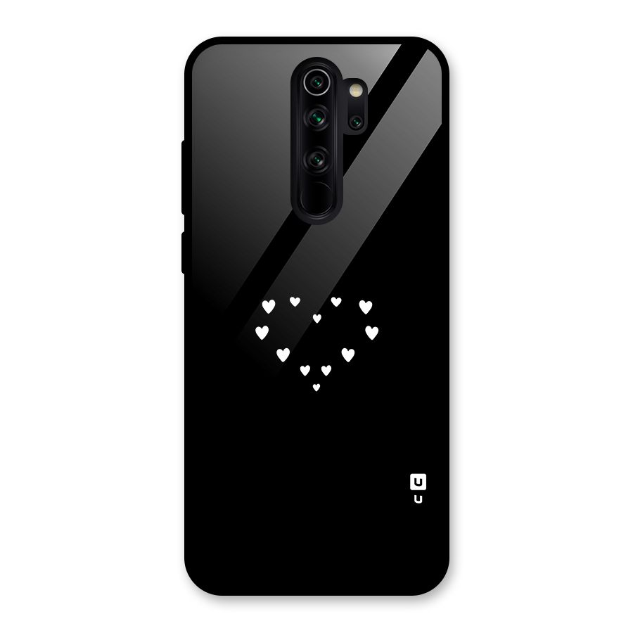 Heart of Hearts Glass Back Case for Redmi Note 8 Pro